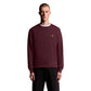 Lyle & Scott Bordeaux Cotton Sweatshirt