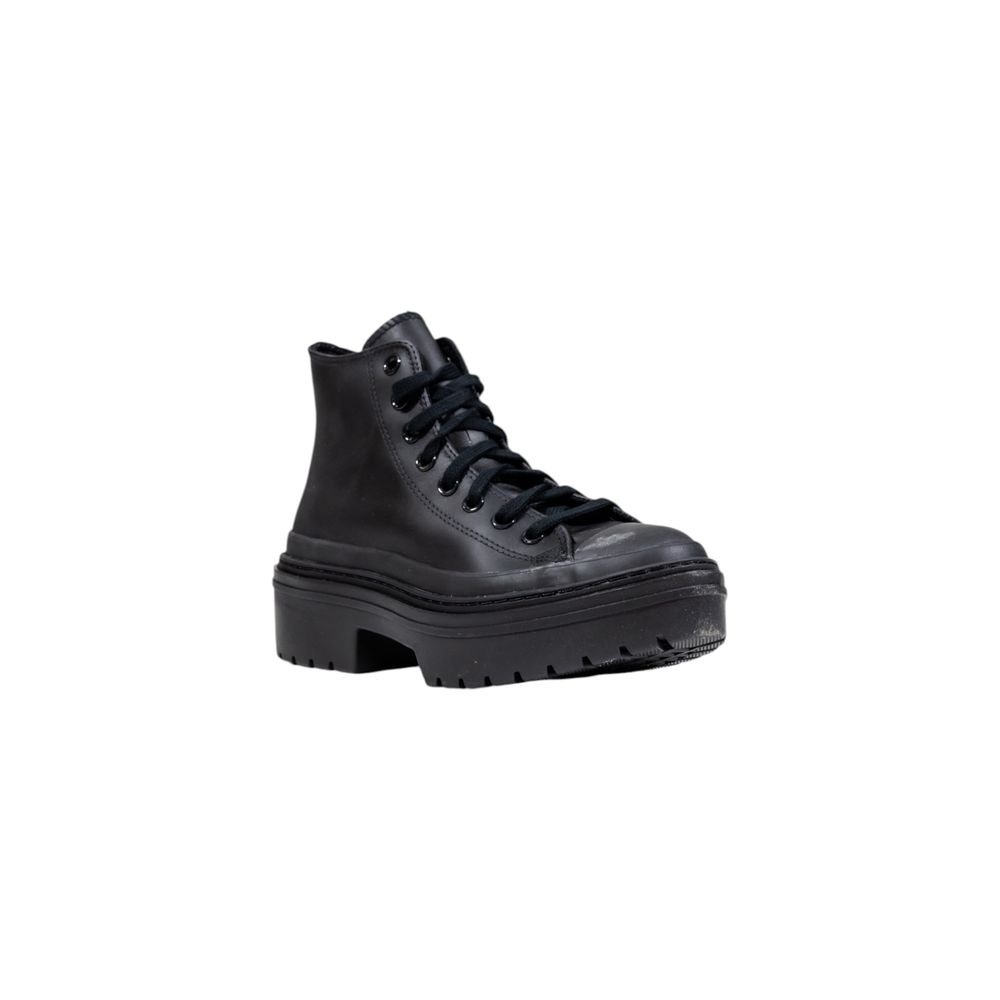 Converse Black Leather Ankle Boots