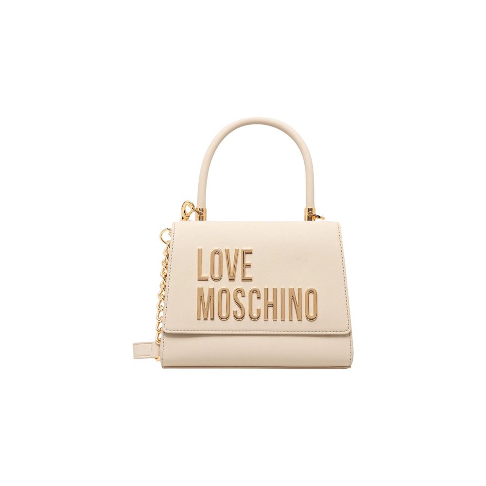 Love Moschino Beige Polyethylene Handbag