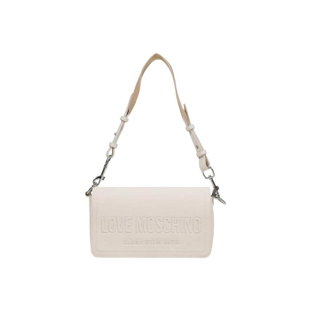 Love Moschino Beige Polyethylene Handbag