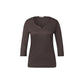 Street One Brown Cotton Long Sleeve T-Shirt