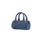 Love Moschino Blue Cotton Handbag