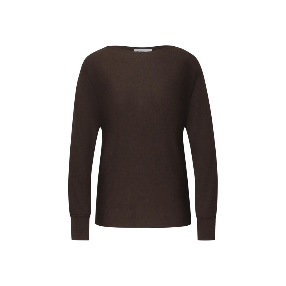 Street One Brown Viscose Sweatshirt
