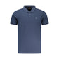 Hugo Boss Blue Cotton Men Polo Shirt