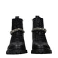 Jimmy Choo Black Leather Ankle Boots