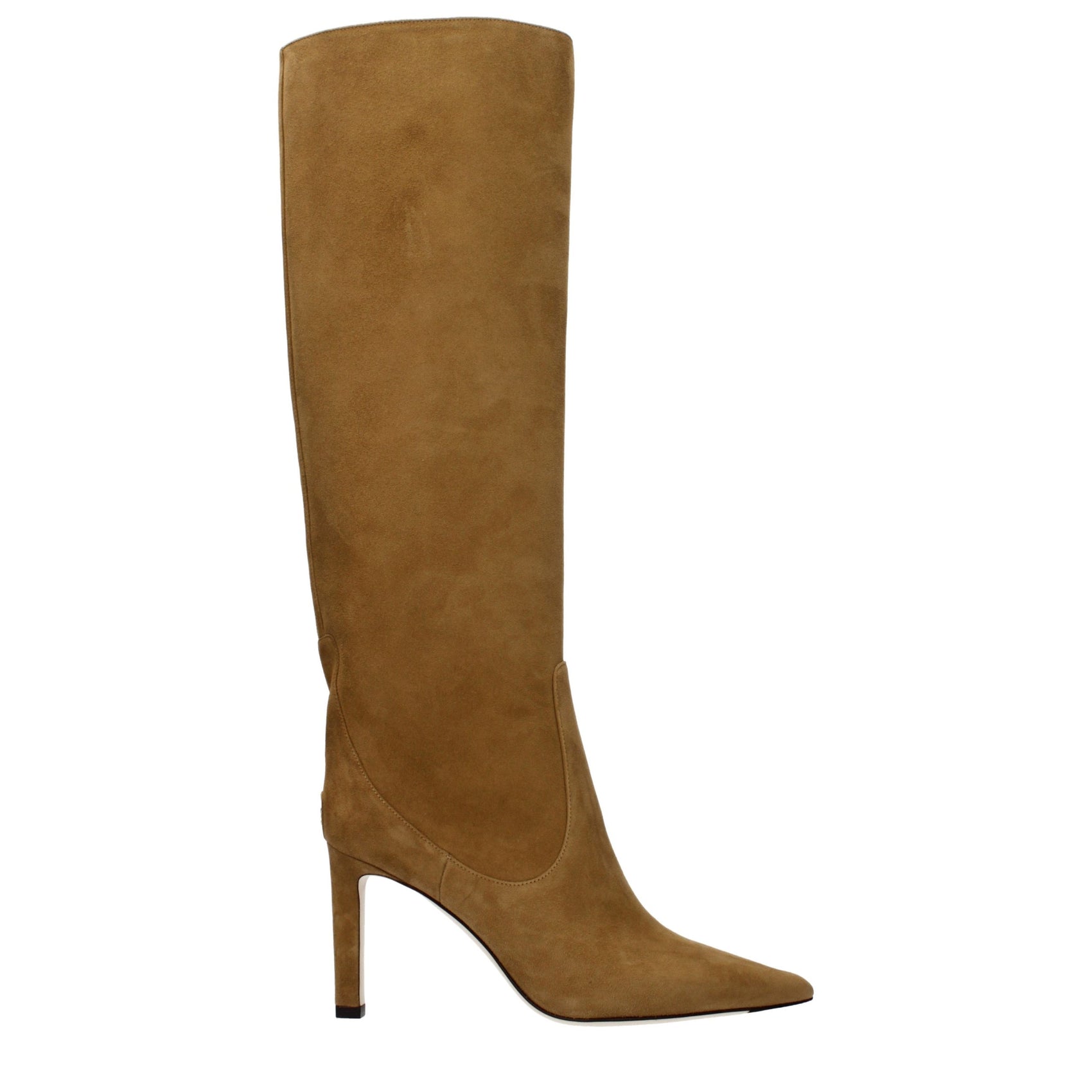 Jimmy Choo Brown Leather High Heel Boots