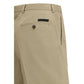 Prada Beige Cotton Bermuda Shorts