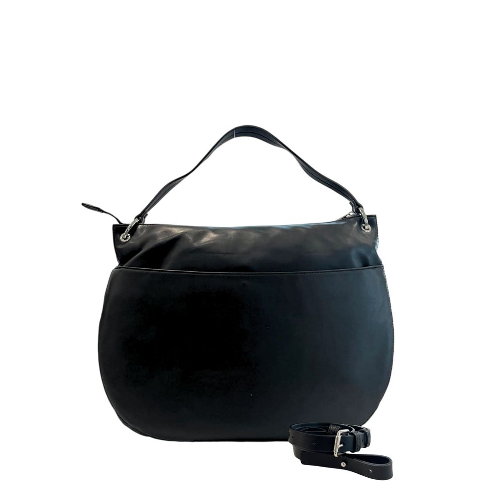 Twinset Black PU Women Handbag