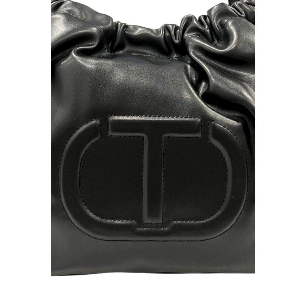 Twinset Black Polyethylene Clutch Bag