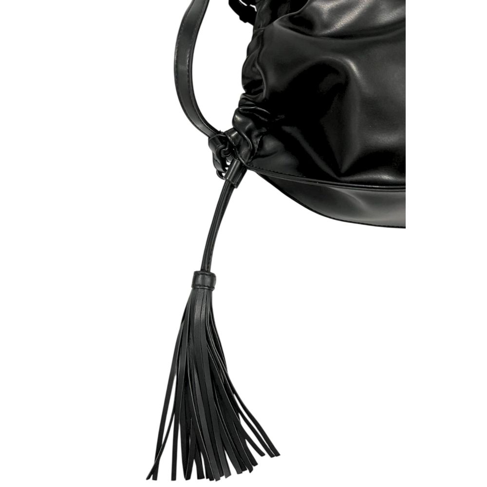 Twinset Black Polyethylene Clutch Bag