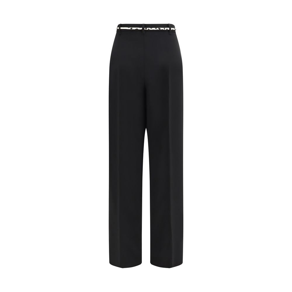 Max Mara Black Triacetate Casual Pants