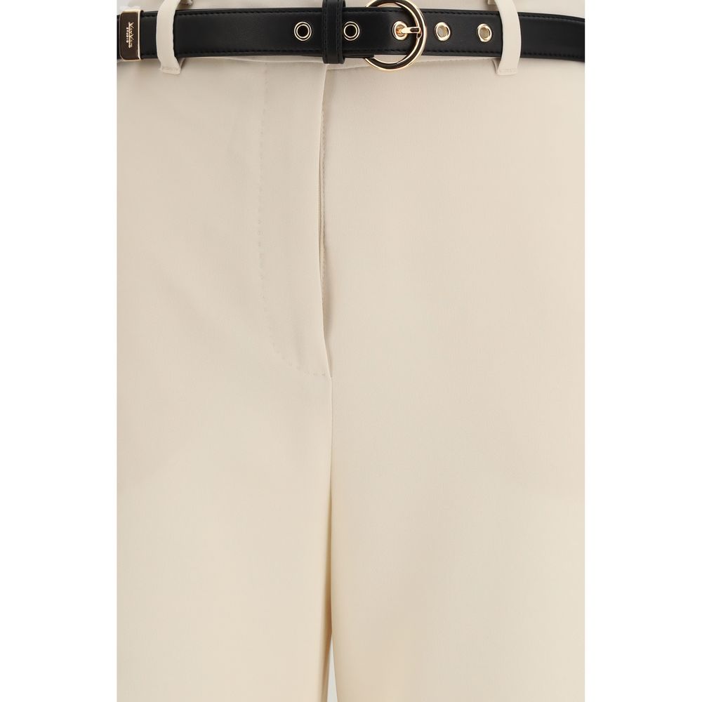 Max Mara Beige Triacetate Dress Pants