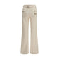 Burberry Beige Cotton Bootcut Jeans
