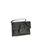 Fendi Black Calf Leather Bos Taurus Clutch Bag