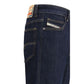 Diesel Black Cotton Slim Fit Jeans