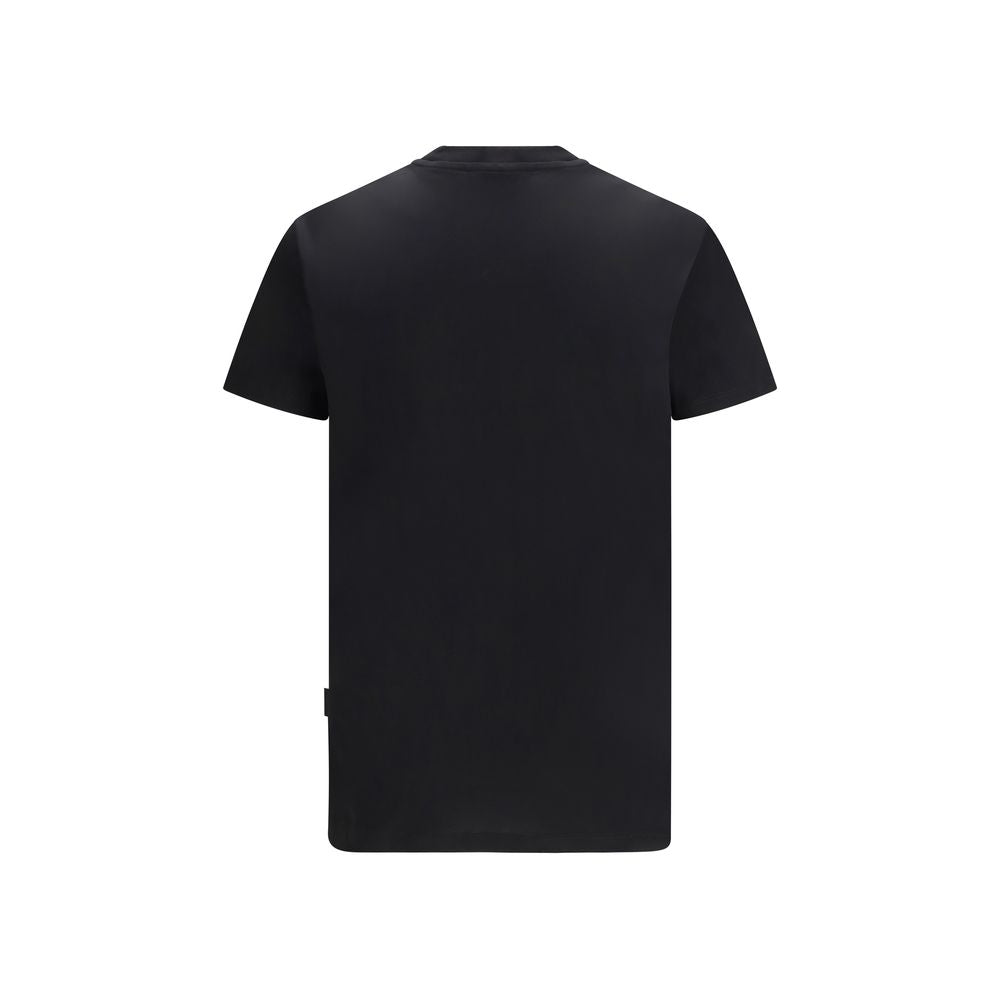 Philipp Plein Black Cotton T-Shirt