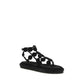 Pierre Hardy Black Calf Leather Bos Taurus Platform Sandals