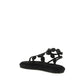 Pierre Hardy Black Calf Leather Bos Taurus Platform Sandals