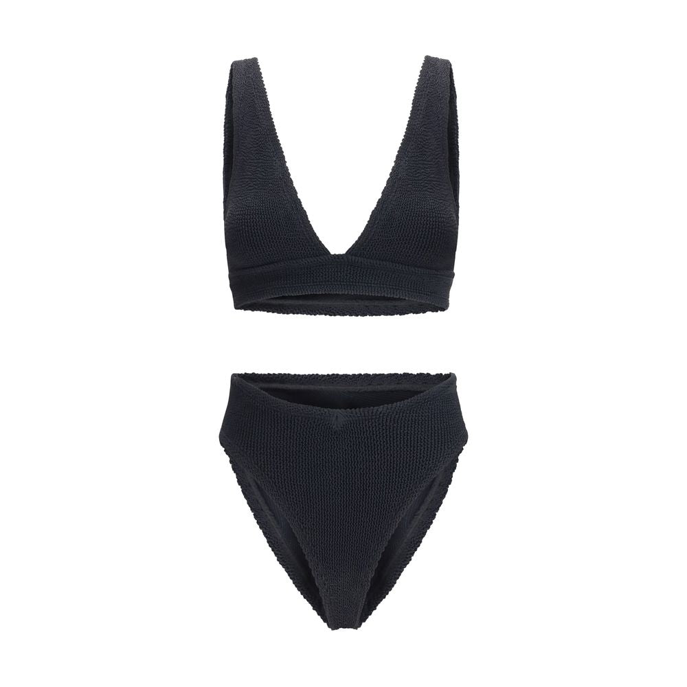 Hunza G Black Polyamide One-Piece Swimsuit