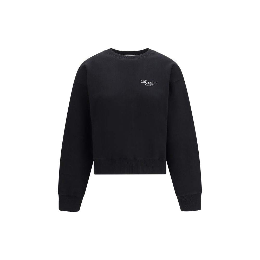 Givenchy Black Cotton Sweatshirt