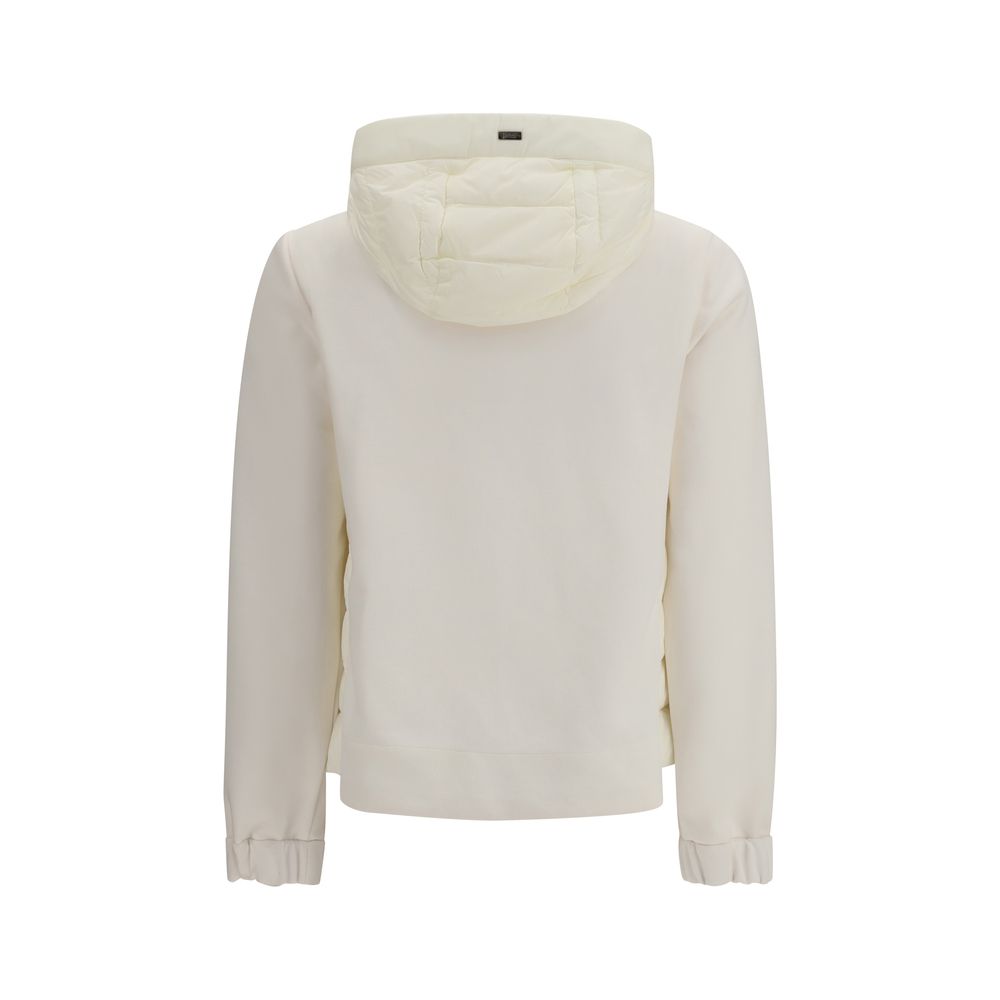 Herno Beige Polyamide Biker Jacket