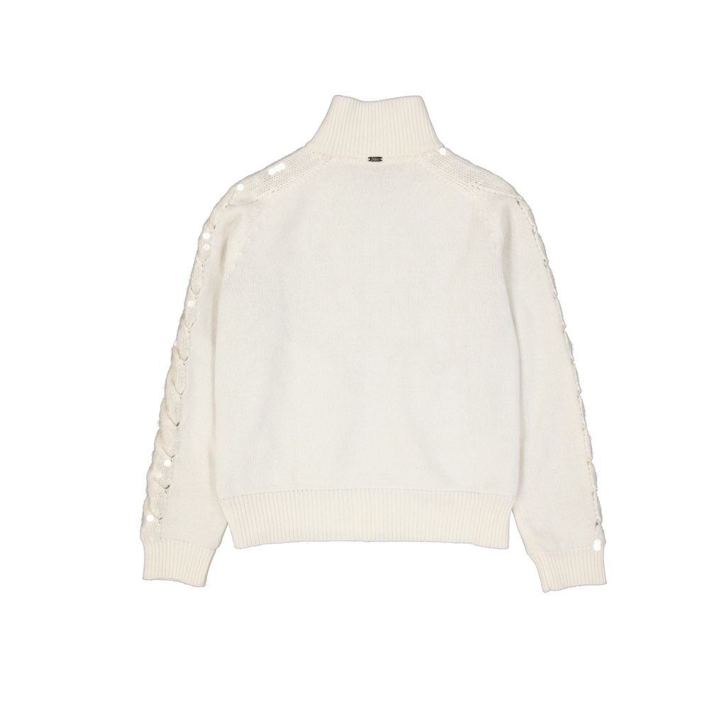 Herno White Cashmere Cardigan