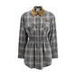 Miu Miu Gray Cotton Casual Dress