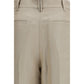 Brunello Cucinelli Beige Linen Casual Pants