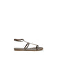 Pedro García Brown Calf Leather Bos Taurus Strap-On Sandals