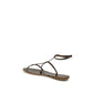 Pedro García Brown Calf Leather Bos Taurus Strap-On Sandals