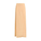 Kristina Ti Orange Silk Long Skirt