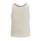 Brunello Cucinelli Beige Cotton Sleeveles T-Shirt