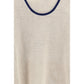 Brunello Cucinelli Beige Cotton Sleeveles T-Shirt