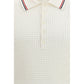 Thom Browne White Cotton Polo Shirt