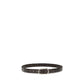 Brunello Cucinelli Black Calf Leather Bos Taurus Belt