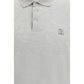 Brunello Cucinelli Gray Cotton Polo Shirt