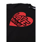 Love Moschino Black Cotton Sweatshirt