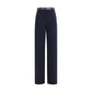 Max Mara Blue Triacetate Casual Pants