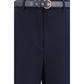 Max Mara Blue Triacetate Casual Pants