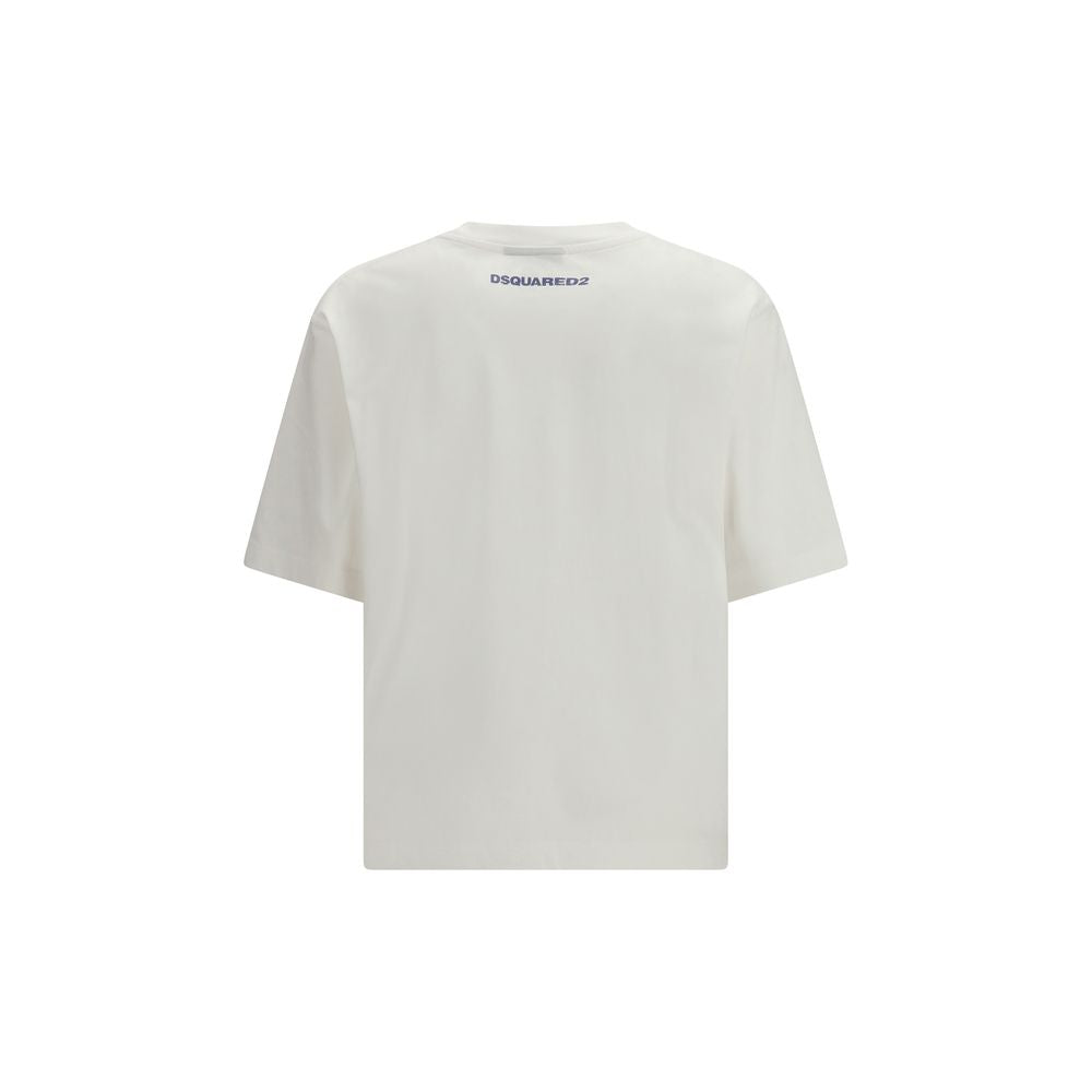 Dsquared² White Cotton T-Shirt