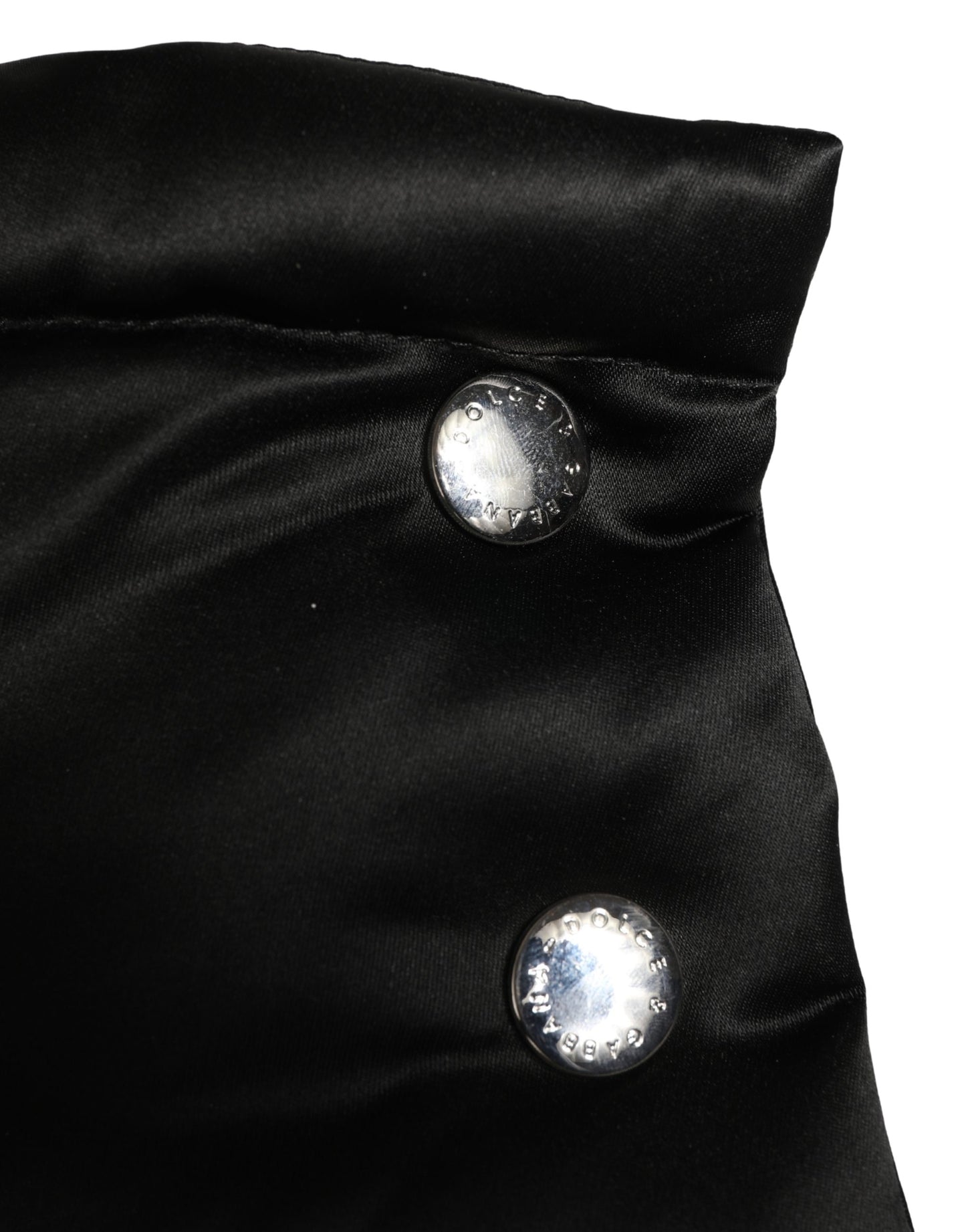 Dolce & Gabbana Black Polyester Whole Head Wrap Capello Hat