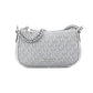 Michael Kors Gray Canvas Shoulder Bag