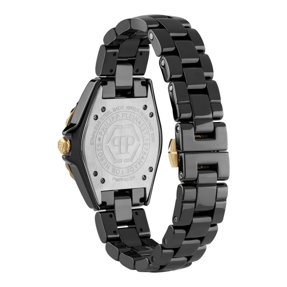 Philipp Plein Black Ceramic Dress Watch