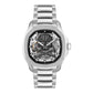 Philipp Plein Gray Stainless Steel Dress Watch