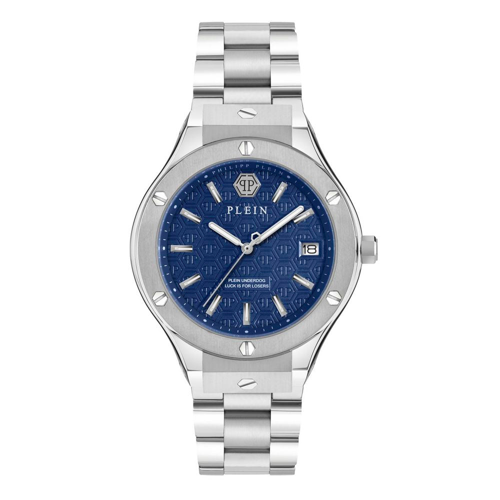 Philipp Plein Gray Stainless Steel Dress Watch