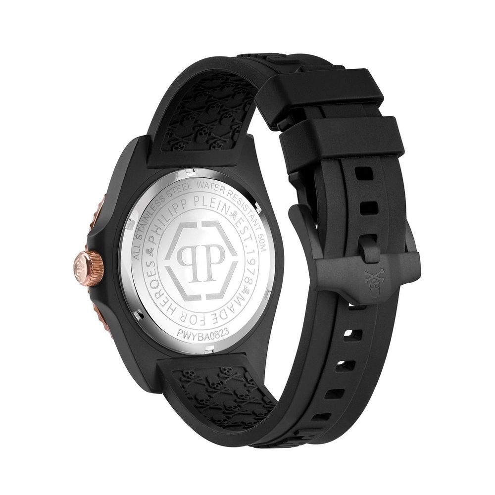 Philipp Plein Black Synthetic Sport Watch