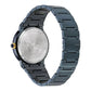 Versace Blue Stainless Steel Dress Watch