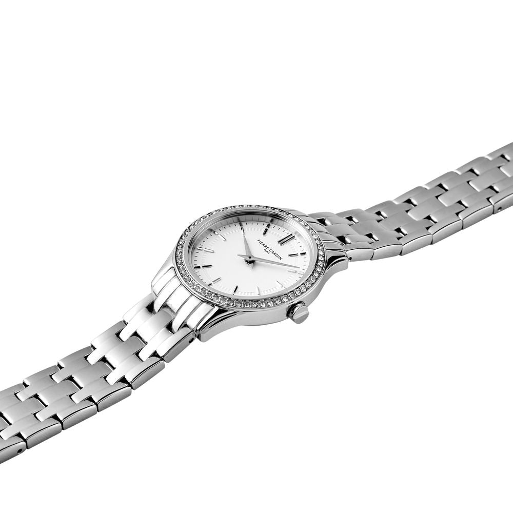 Pierre Cardin Gray Stainless Steel Dress Watch