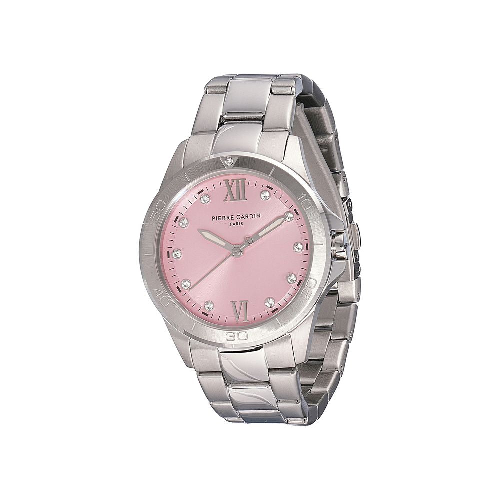 Pierre Cardin Gray Stainless Steel Dress Watch