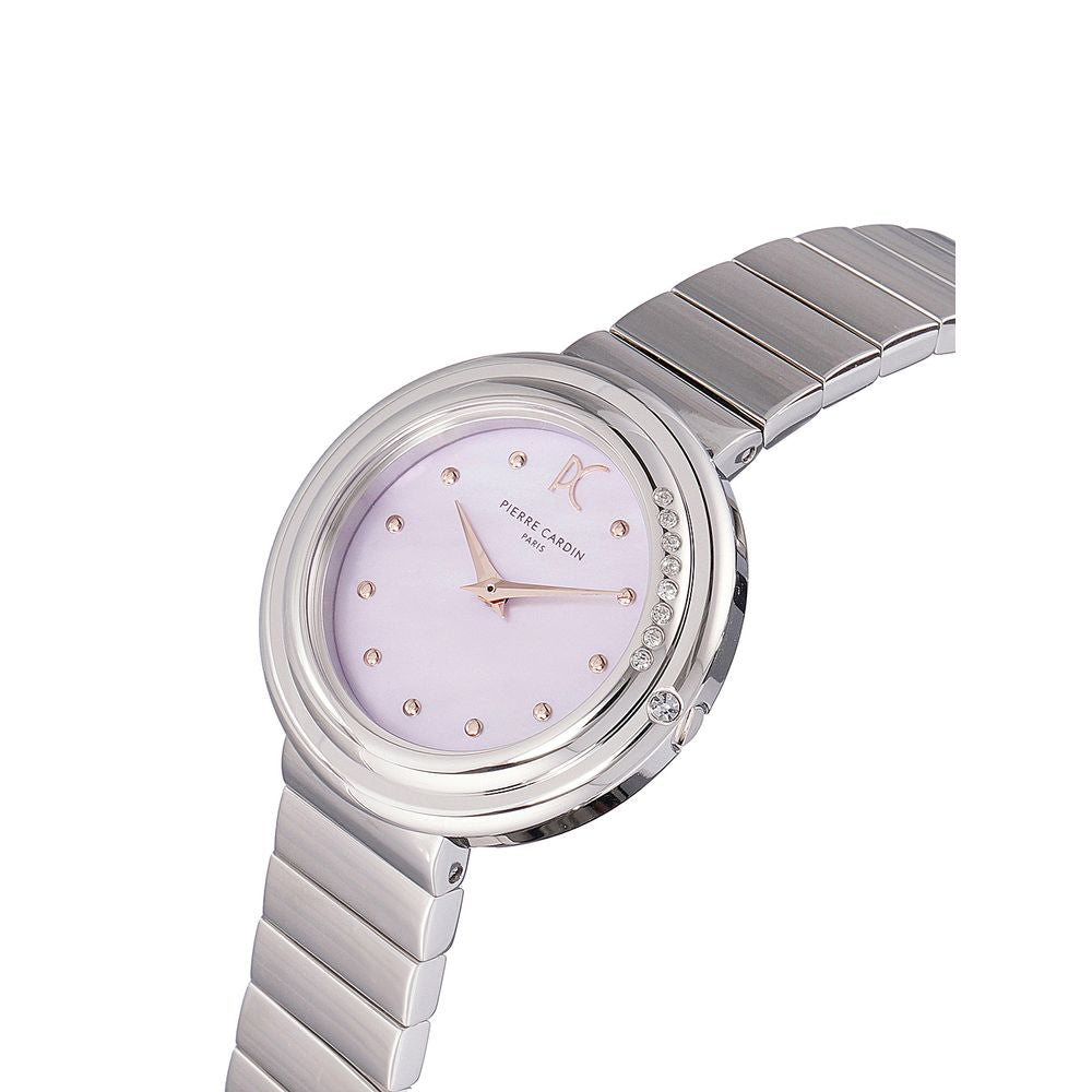 Pierre Cardin Gray Stainless Steel Dress Watch